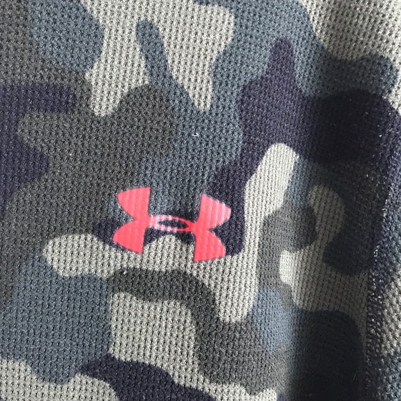 Under Armor Camo Crew Neck Long Sleeve Shirt L - Picture 7 of 11